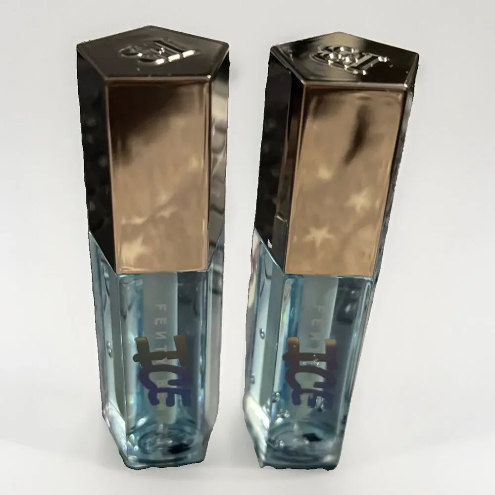 2 lot Fenty Beauty Gloss Bomb Ice Lip Luminizer~Cold Heart’d~0.3 Oz New